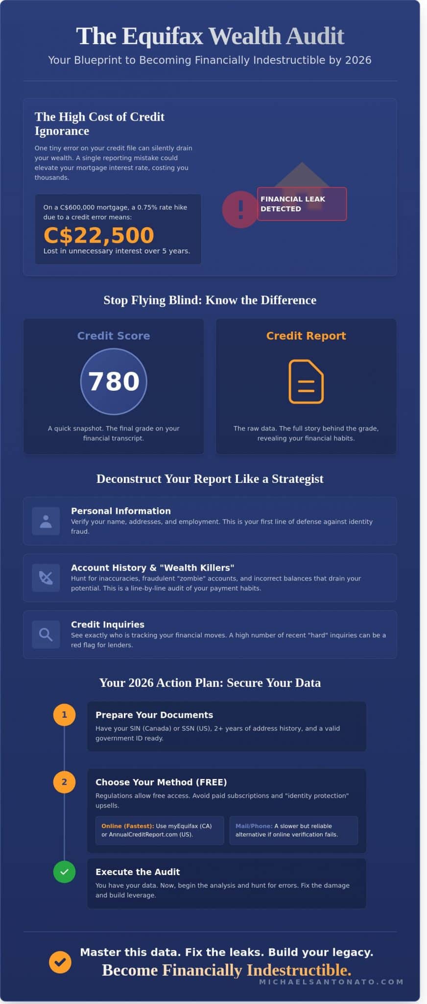 Equifax Free Credit Report: The First Step to Becoming Financially Indestructible in 2026